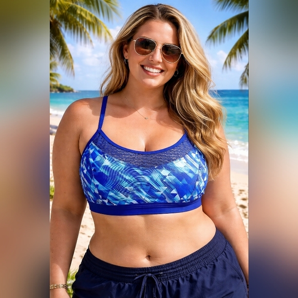 Roots Other - NWT XL Roots Women's Blue  Swim Bra